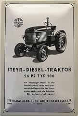 Blechschild steyr traktor gebraucht kaufen  Wird an jeden Ort in Deutschland