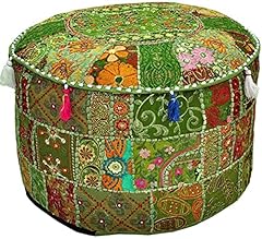 Footstool cotton bohemian for sale  Delivered anywhere in USA 