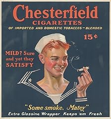 Chesterfield cigarettes 8x9 for sale  Delivered anywhere in USA 
