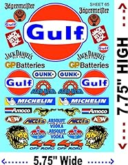 Gulf racing sponsor for sale  Delivered anywhere in USA 