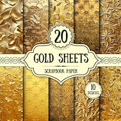 Gold sheets scrapbook for sale  Delivered anywhere in UK