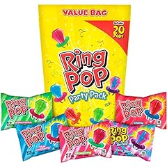 Ring Pop Individually Wrapped Bulk Lollipop 20 Count, used for sale  Delivered anywhere in USA 