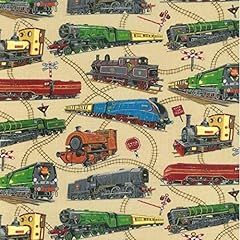 Steam train fabric for sale  Delivered anywhere in UK