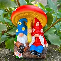 Garden gnomes mushroom for sale  Delivered anywhere in UK