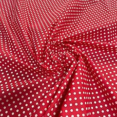 Polka dot polycotton for sale  Delivered anywhere in UK