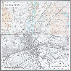 Stettin farbig topographische gebraucht kaufen  Wird an jeden Ort in Deutschland