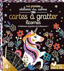 Cartes gratter licornes d'occasion  Livré partout en France