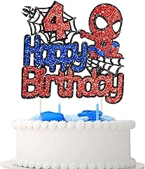 Spiderman decorazioni torta usato  Spedito ovunque in Italia 