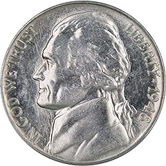 1948 jefferson nickel for sale  Delivered anywhere in USA 