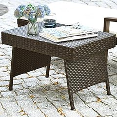 Goflame wicker table for sale  Delivered anywhere in USA 