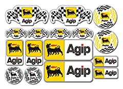 Agip sticker set usato  Spedito ovunque in Italia 