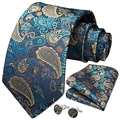Hisdern cravatte paisley usato  Spedito ovunque in Italia 