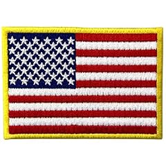 American flag embroidered for sale  Delivered anywhere in UK