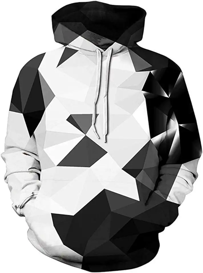 Unisex Hoodies 3D Galaxy Animal Print Trui Fleece Sweatshirts Hooded Jumpers met zakken S-4XL tweedehands  