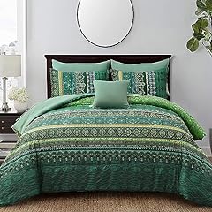 Boho green comforter for sale  Delivered anywhere in USA 