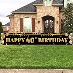 Large happy 40th for sale  Delivered anywhere in USA 