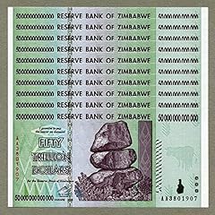 Zimbabwe trillion dollars for sale  Delivered anywhere in UK