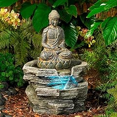 Sitting buddha rustic for sale  Delivered anywhere in USA 