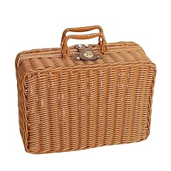 Scatola picnic intrecciata usato  Spedito ovunque in Italia 