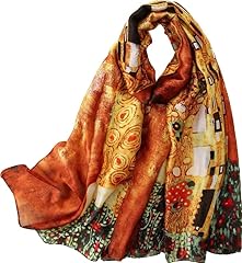 Silk scarf klimt for sale  Delivered anywhere in UK