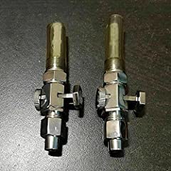 AEspares Pair Brass Fuel Petrol Gas Tank Tap Petcock for sale  Delivered anywhere in UK
