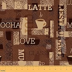 Feelyou coffee fabric for sale  Delivered anywhere in USA 
