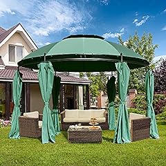 AVAWING Outdoor Gazebo/11.5ft Steel Fabric Round Soft, used for sale  Delivered anywhere in USA 