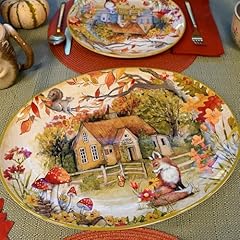 Woodland critters oval for sale  Delivered anywhere in USA 