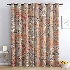 Thyunq paisley curtains for sale  Delivered anywhere in UK