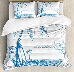 Ambesonne surf duvet for sale  Delivered anywhere in USA 