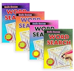 Used, WF Graham Set of 4 A5 Brain Games Word Search Books for sale  Delivered anywhere in UK
