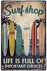 Surf shop tin for sale  Delivered anywhere in USA 