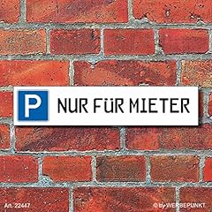 Schild parkplatz mieter gebraucht kaufen  Wird an jeden Ort in Deutschland