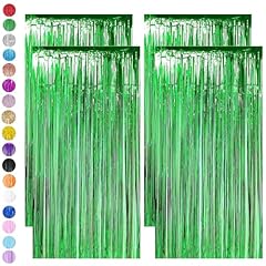 Green tinsel curtain for sale  Delivered anywhere in UK