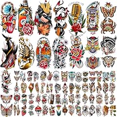 Fogli tatuaggi temporanei usato  Spedito ovunque in Italia 