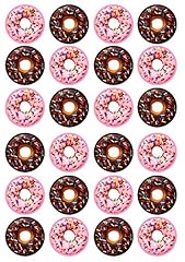 Donut cupcake toppers for sale  Delivered anywhere in UK