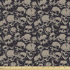 Ambesonne skull fabric for sale  Delivered anywhere in USA 