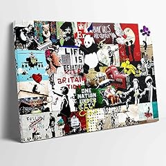Banksy collage montage for sale  Delivered anywhere in Ireland