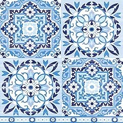 Servietten fliesenmuster blau gebraucht kaufen  Wird an jeden Ort in Deutschland