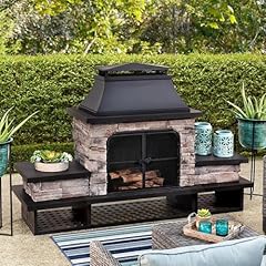 Sunjoy outdoor fireplace for sale  Delivered anywhere in USA 
