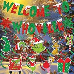 Welcome whoville banner for sale  Delivered anywhere in USA 