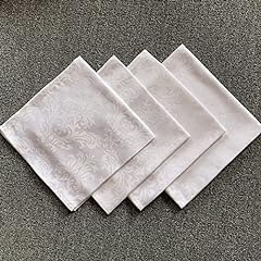 White cloth napkins for sale  Delivered anywhere in UK