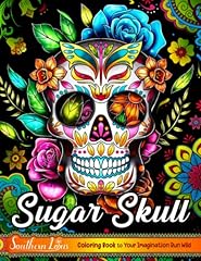 Sugar skull coloring d'occasion  Livré partout en France