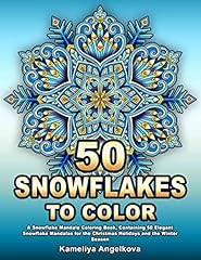 Snowflakes color snowflake for sale  Delivered anywhere in USA 