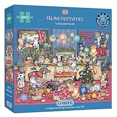 Feline festivities 1000 for sale  Delivered anywhere in UK