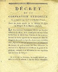 Decret convention nationale d'occasion  Livré partout en France