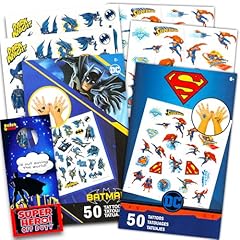 Batman superman temporary for sale  Delivered anywhere in USA 