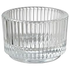 Glass tealight holder for sale  Delivered anywhere in UK