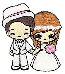 Brautpaar hochzeit aufnäher gebraucht kaufen  Wird an jeden Ort in Deutschland