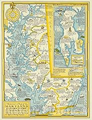 Historical map maryland for sale  Delivered anywhere in USA 